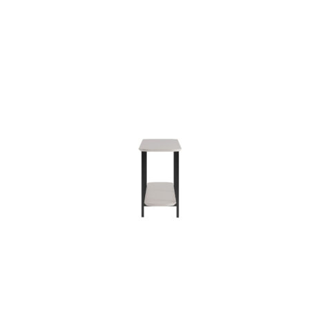 Sofá Table Iron 180 cm - Off-White c/ Preto