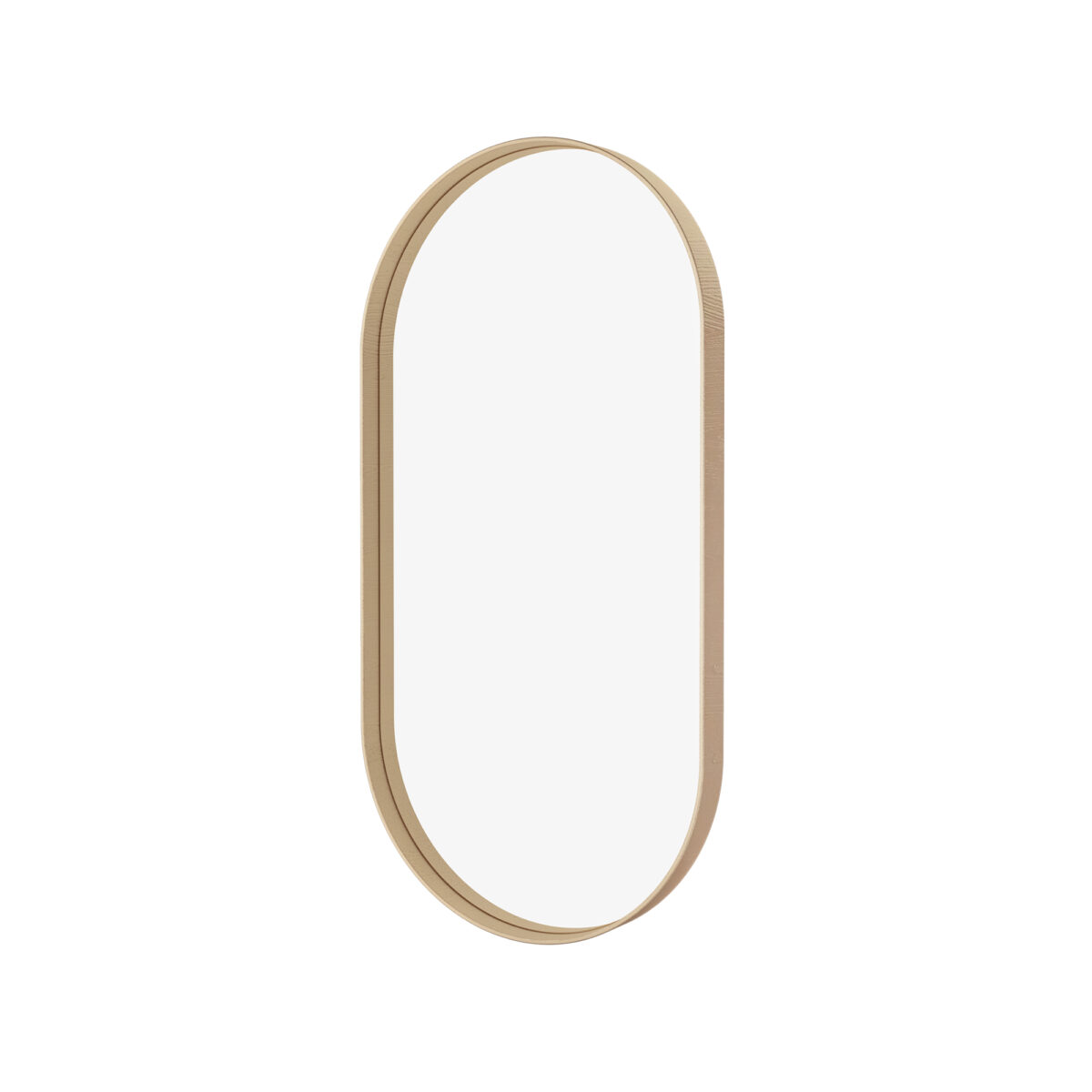 Espelho Oval 90 cm - Moldura de Madeira