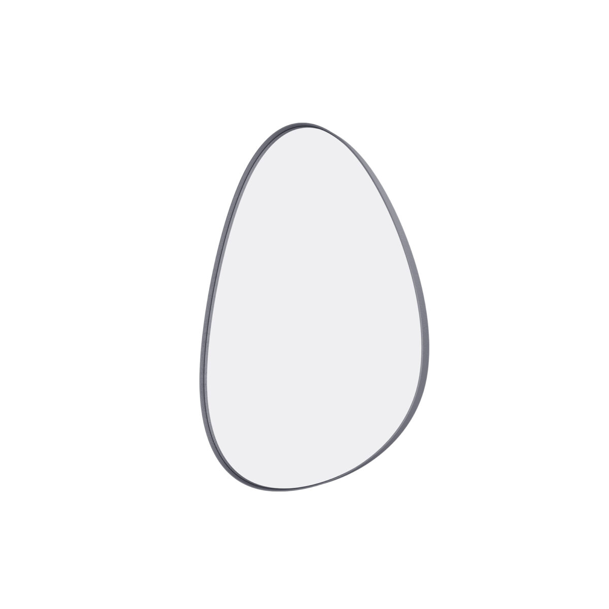 Espelho Orgânico Egg 60 cm - Moldura de Madeira