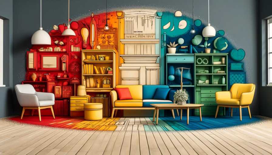 psicologia das cores aplicada aos móveis de uma casa