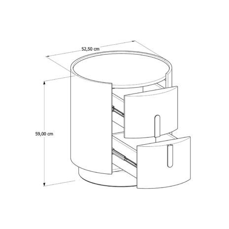 mesa-de-cabeceira-redonda-2-gavetas-laminado-natural-medidas