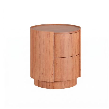 mesa-de-cabeceira-redonda-2-gavetas-laminado-natural-moderna-push