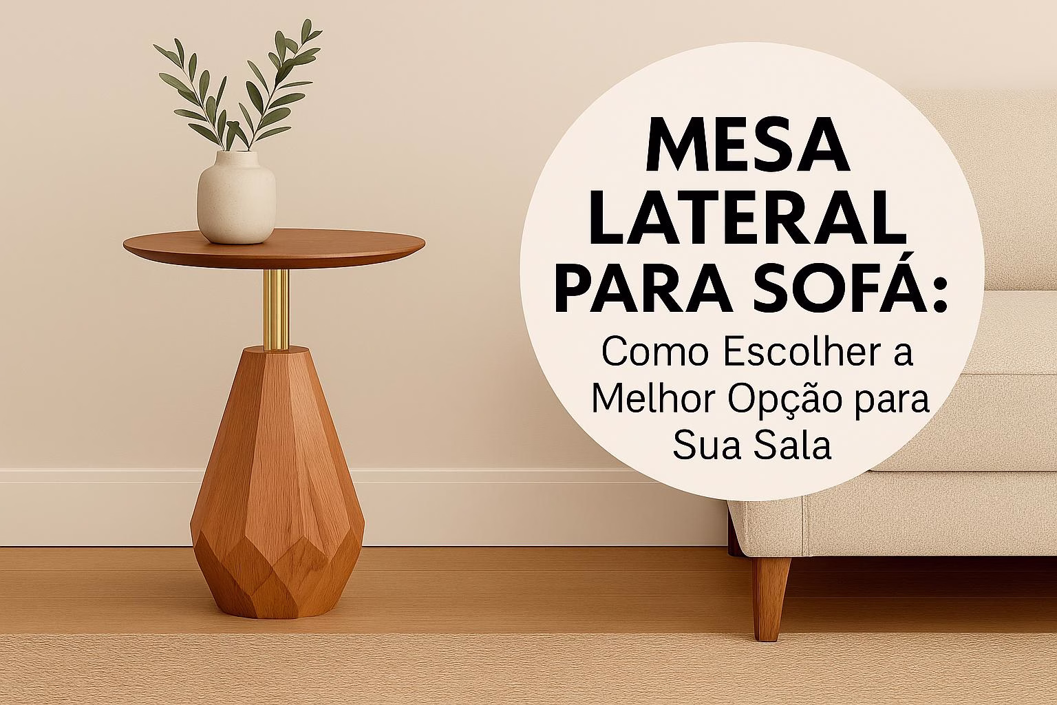 Mesa Lateral Sofa