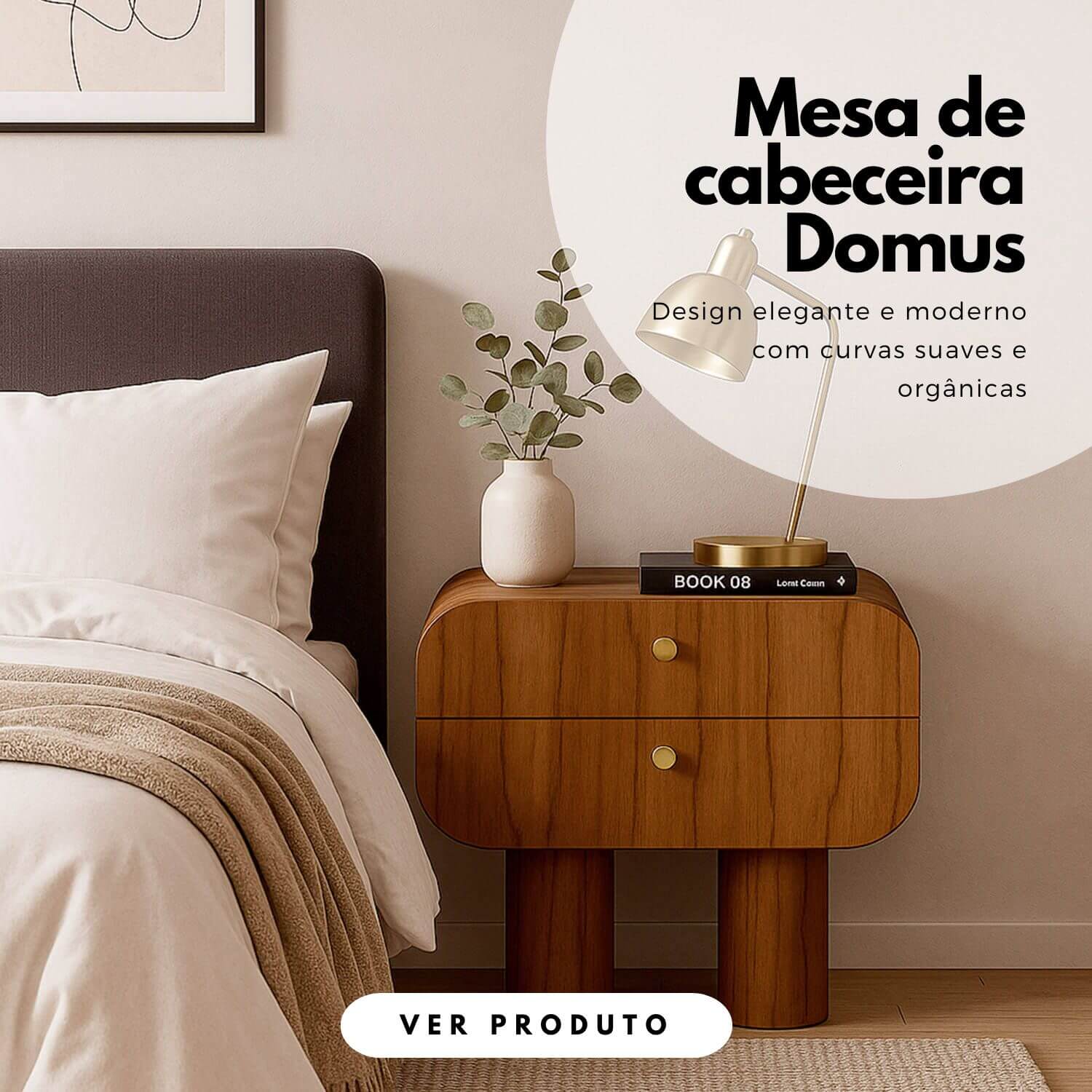 Mesa de Cabeceira Domus