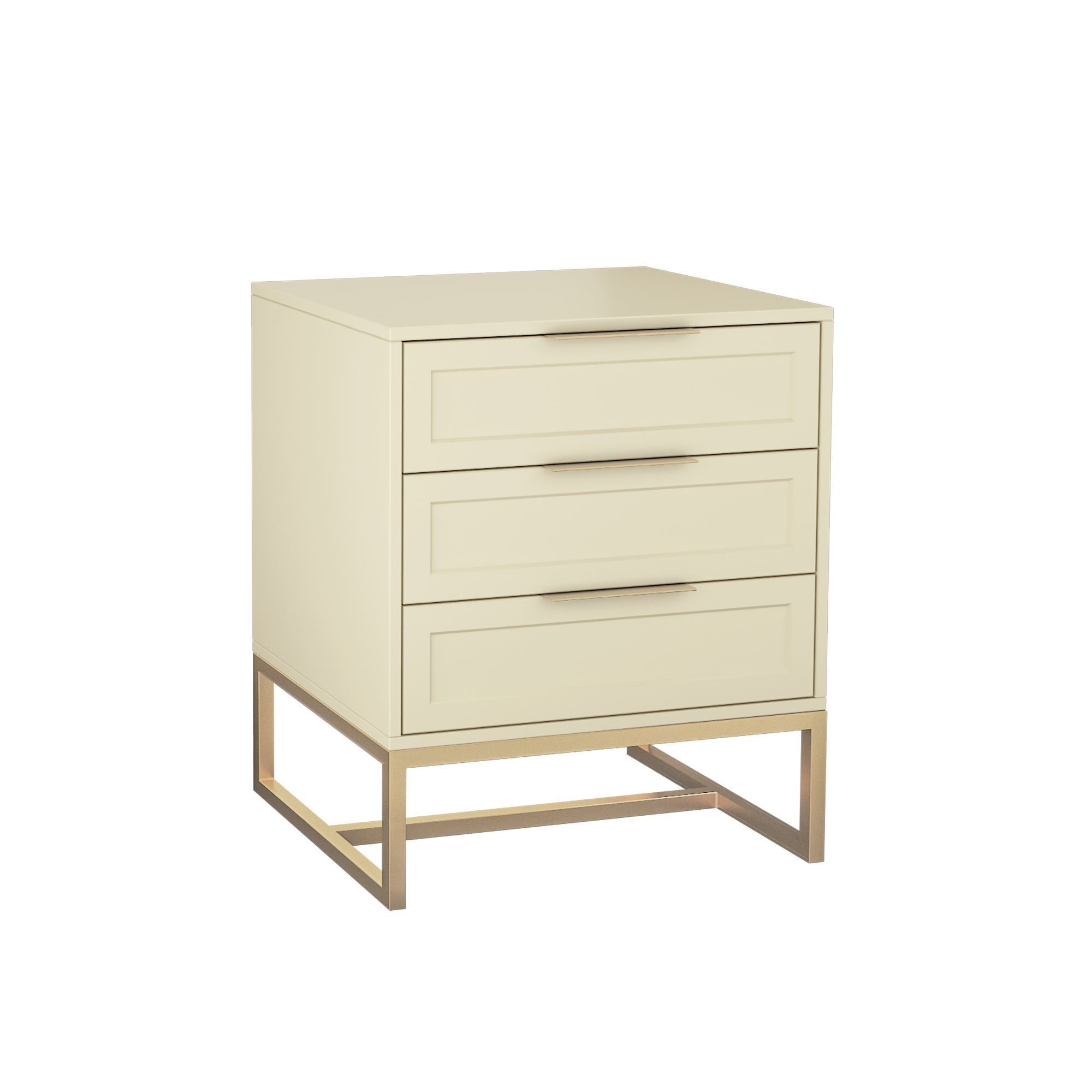 Mesa de Cabeceira Classic 45cm – Frapê e Champanhe