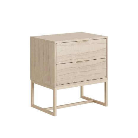 Criado-mudo-iron-2-gavetas-laminado-natural-moderno-champanhe