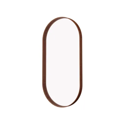 Espelho Oval 90cm - Castanho