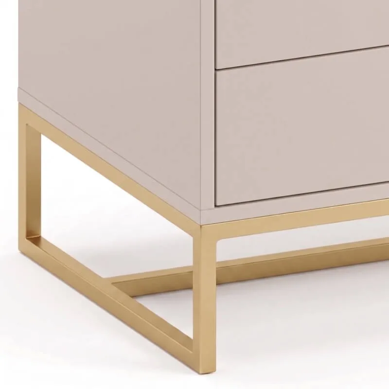 Cômoda Iron 4 Gavetas 90 x 50 x 88cm - Laqueada - Imagem 5