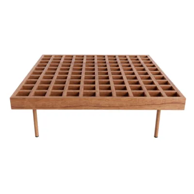 Mesa de Centro Muxarabi - Lâmina de Carvalho Natural