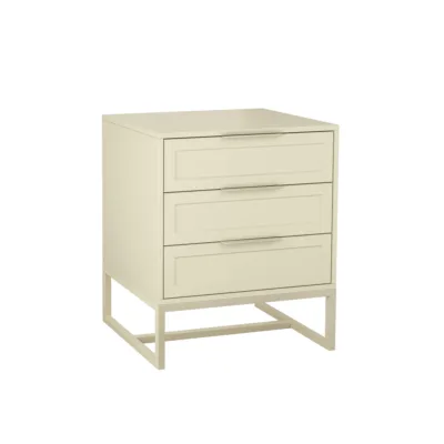 Mesa de Cabeceira Classic 3 Gavetas 60cm - Frapê