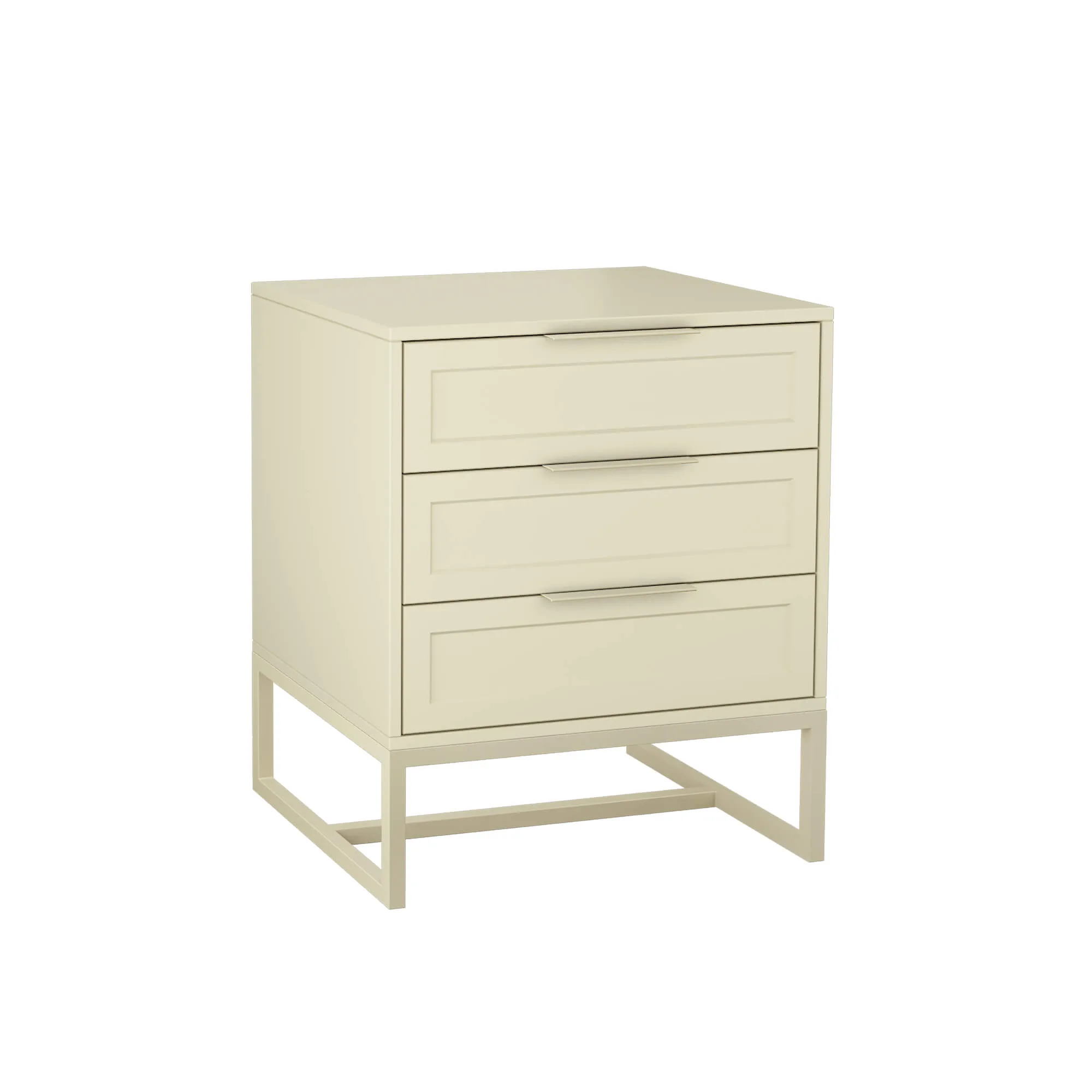 Mesa de Cabeceira Classic 3 Gavetas 60cm - Frapê