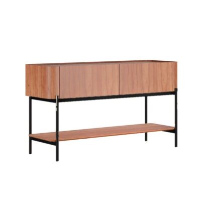 Aparador Bold 194cm - Castanho - Preto