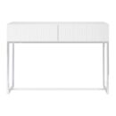 Aparador Friso 2 gavetas 110cm - Branco - Branco
