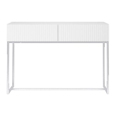 Aparador Friso 2 gavetas 110cm - Branco - Branco