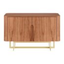Buffet Flow 120cm - Castanho - Champanhe