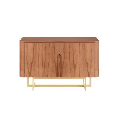 Buffet Flow 120cm - Castanho - Champanhe