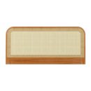 Cabeceira Sevilha Curvada c/ Palha Indiana 140 x 65cm - Natural