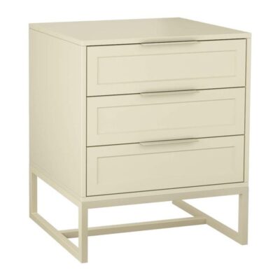 Mesa de Cabeceira Classic 3 gavetas 50cm - Frapê - Frapê