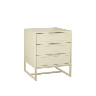 Mesa de Cabeceira Classic 3 gavetas 50cm - Frapê - Frapê
