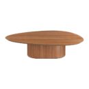 Mesa de Centro Orgânica 31,5cm - Castanho