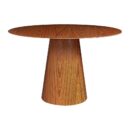 Mesa de Jantar Cone Redonda 120cm - Castanho