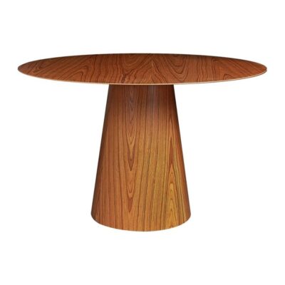 Mesa de Jantar Cone Redonda 120cm - Castanho