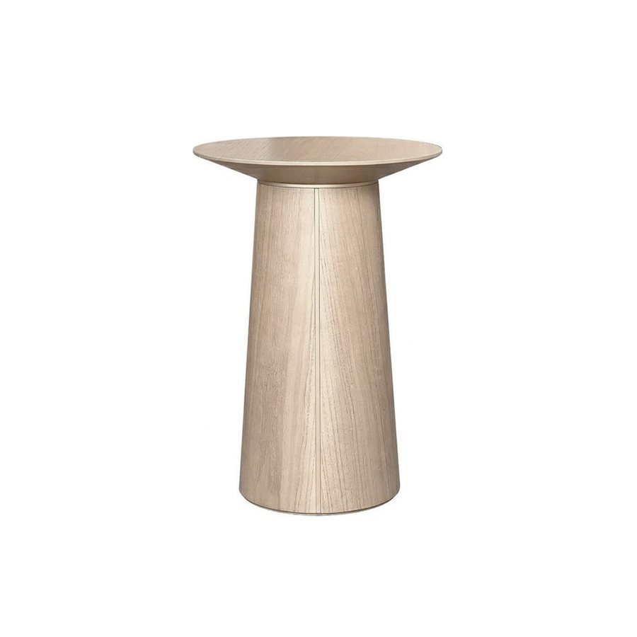 Mesa Lateral Cone Redonda 53cm - Champanhe - Champanhe