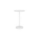 Mesa Lateral Redonda Iris 50cm - Branco