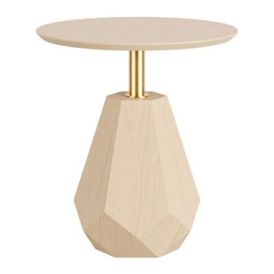 Mesa Lateral Rock 56cm - Champanhe - Dourado