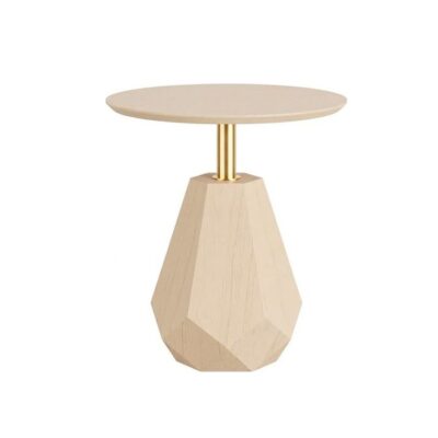 Mesa Lateral Rock 56cm - Champanhe - Dourado