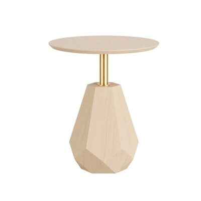 Mesa Lateral Rock 62cm - Champanhe - Dourado