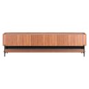 Rack Bold 3 gavetas 194cm - Castanho - Preto