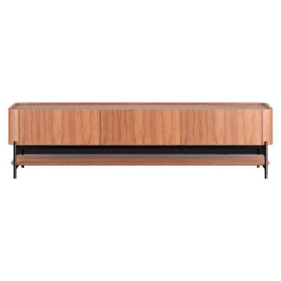 Rack Bold 3 gavetas 194cm - Castanho - Preto