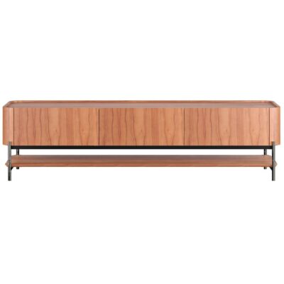 Rack Bold 3 gavetas 194cm - Castanho - Preto